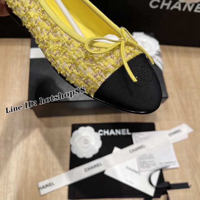 Chanel頂級版本芭蕾舞鞋 香奈兒專櫃經典色平底鞋單鞋 dx1747